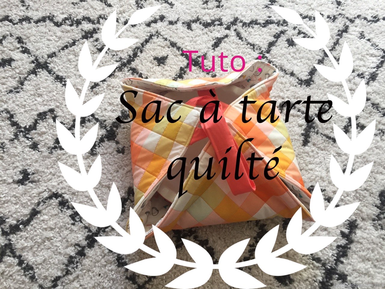 sac à tarte quilté