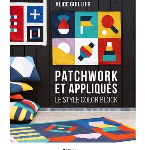Couverture livre patchwork Patchwork et appliqués Le style color block