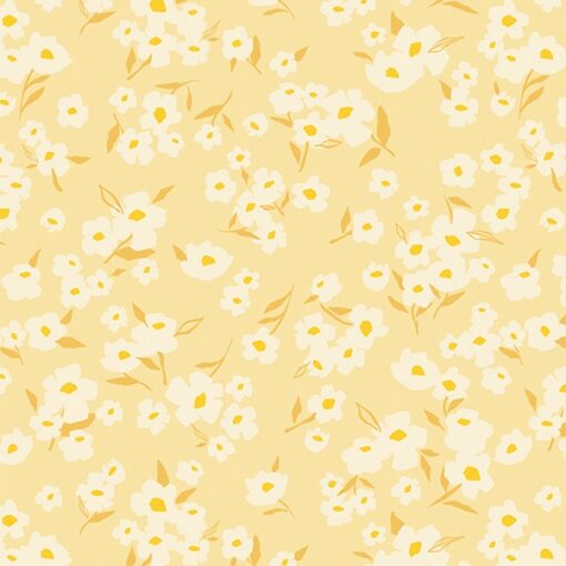 Art Gallery Fabrics - Honey Fusion - Spring Daisies Honey