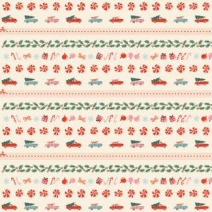 Art Gallery Fabrics - Bias Patchwork - Holiday Bound