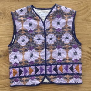 Gilet patchwork sans manche pour enfant